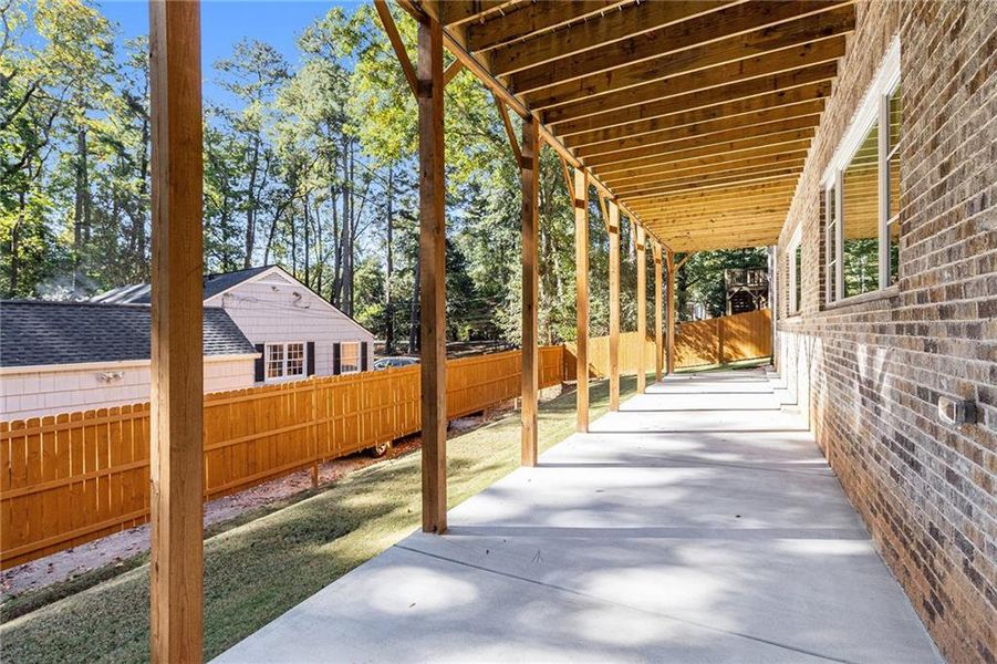 Exterior details and patio area of a home in , Brookhaven (Image 4).