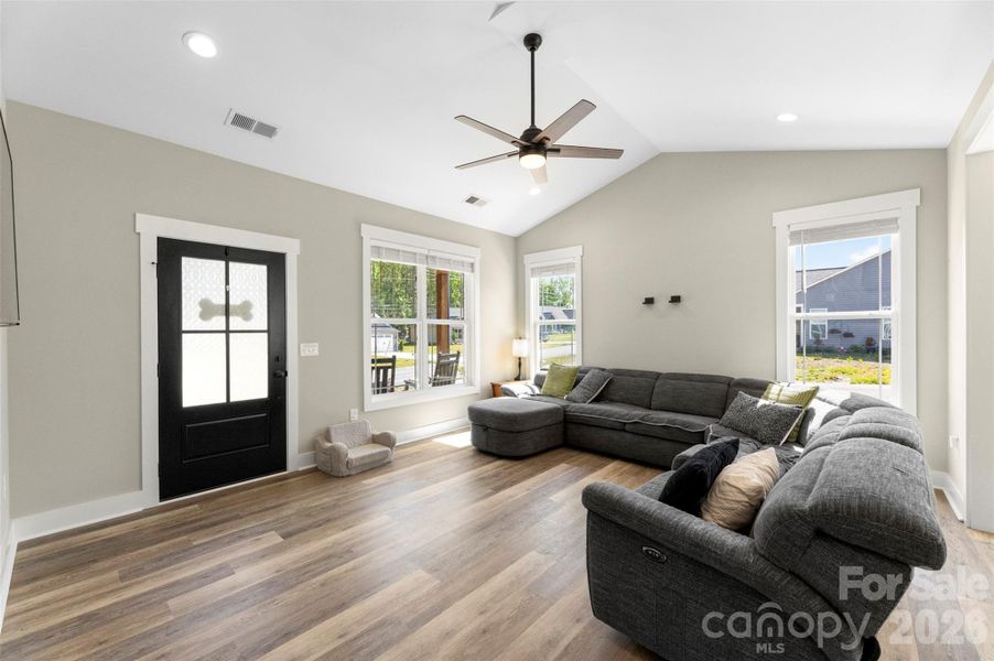 Furnished interior view inside a new home in , Albemarle (Image 11).