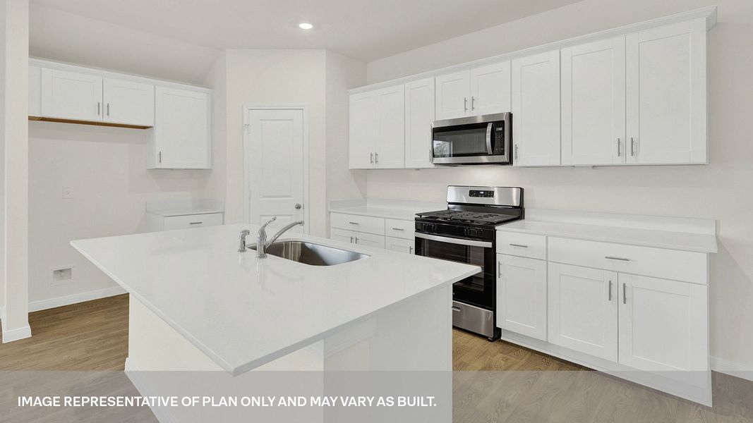 Furnished interior view inside a new home in Paramount, Kyle (Image 8).