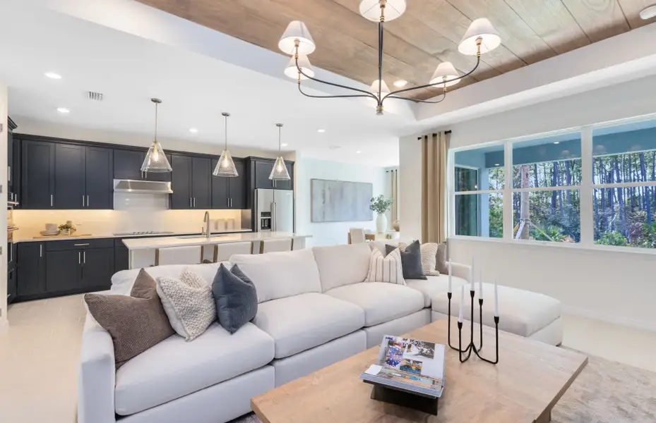 Representative furnished interior of a home built from the Concord by Pulte Homes in Hyland Trail, Green Cove Springs (Image 7).