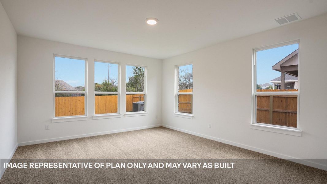 Spacious, unfurnished interior of a new home in Rosenbusch Ranch, Leander (Image 12).