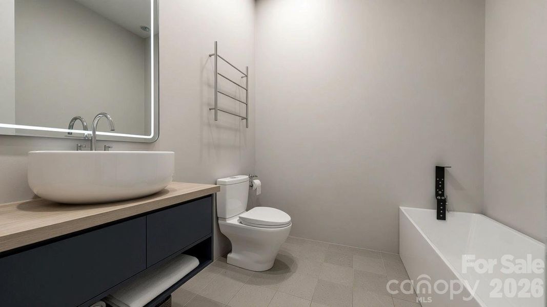 Furnished interior view inside a new home in , Lenoir (Image 7).