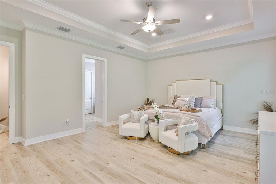 Furnished interior view inside a new home in Bella Terra, Hudson (Image 37).