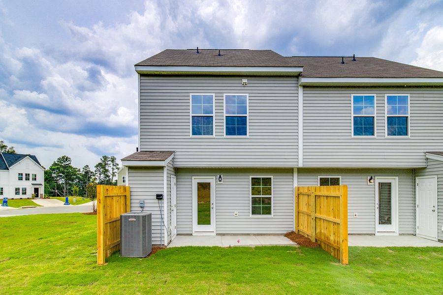 Exterior details and patio area of a home in Padgett Commons, Hopkins (Image 20).