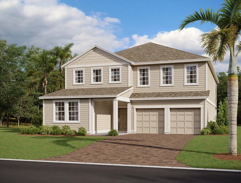 Representative exterior photo of a completed home built from the Duval II by Ashton Woods in Trailside, Mount Dora, FL (Image 25).