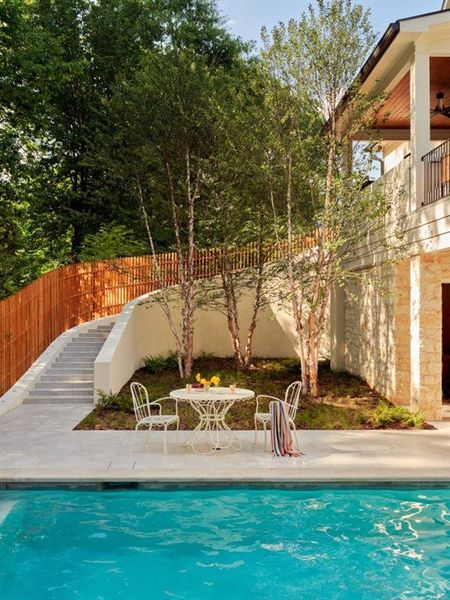 Exterior details and patio area of a home in , Sandy Springs (Image 4).
