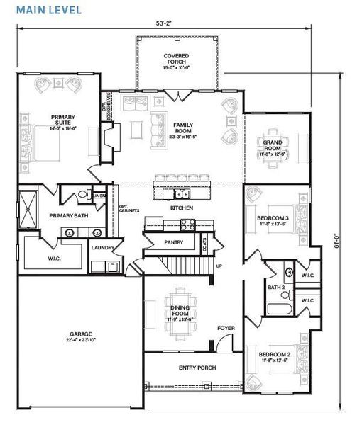 2D floor plan layout of this home in , Waleska, GA (Image 3). 2D floor plan layout of this home in , Waleska, GA (Image 3).