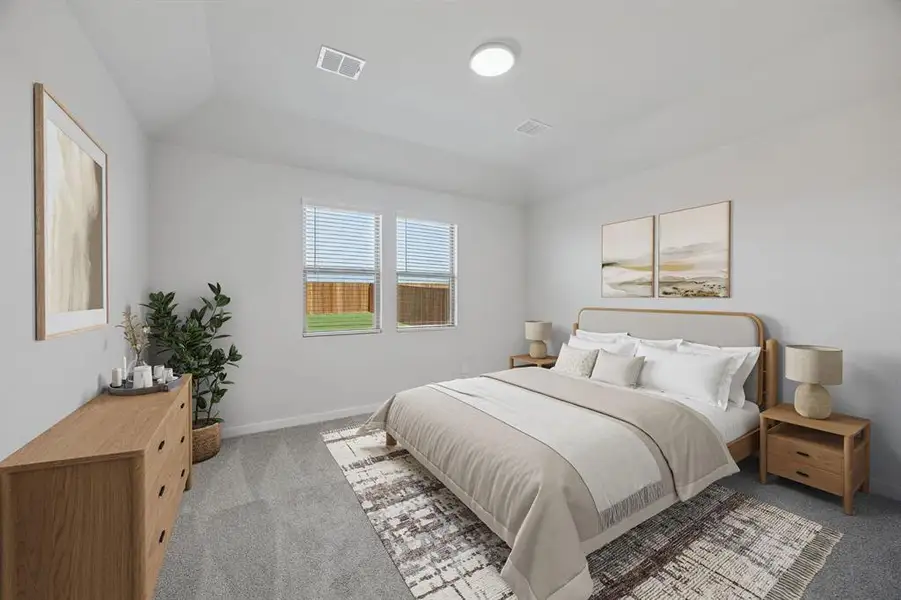 Primary Suite in the Oak II home plan by Trophy Signature Homes – REPRESENTATIVE PHOTO Primary Suite in the Oak II home plan by Trophy Signature Homes – REPRESENTATIVE PHOTO