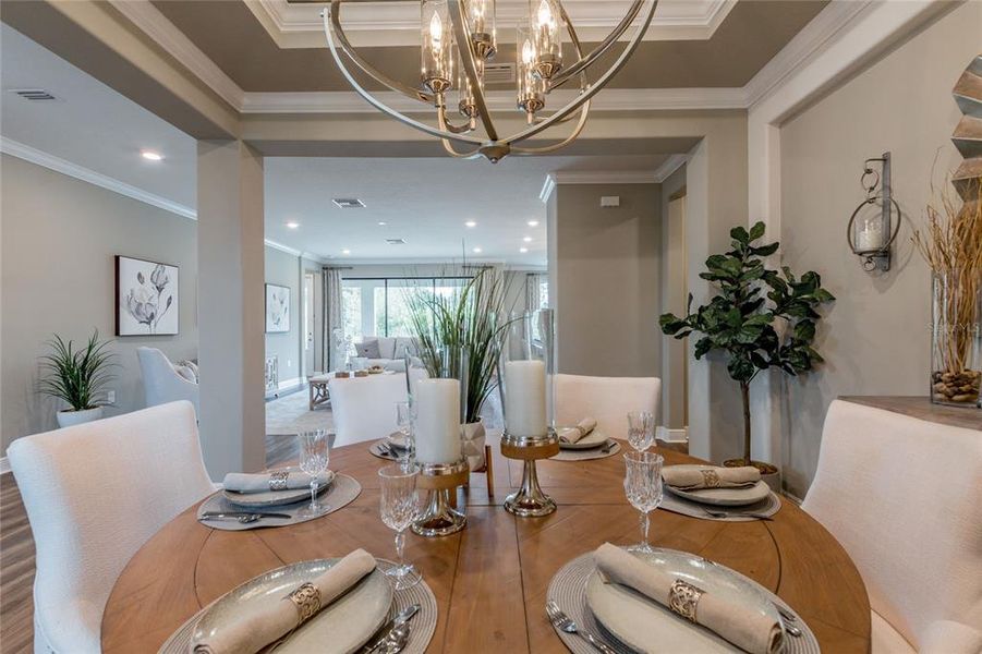 Furnished interior view inside a new home in , Tarpon Springs (Image 16).