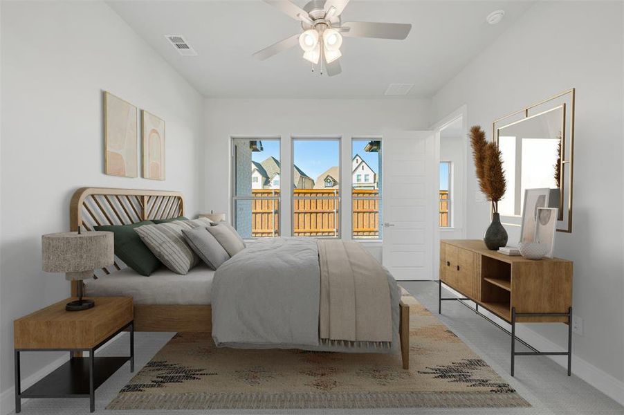 Furnished interior view inside a new home in Walsh Cottage, Fort Worth (Image 6). Furnished interior view inside a new home in Walsh Cottage, Fort Worth (Image 6).