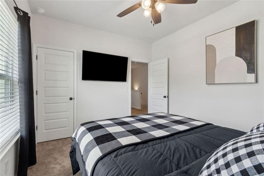 Furnished interior view inside a new home in Waterside at Riverwalk, Bethlehem (Image 28). Furnished interior view inside a new home in Waterside at Riverwalk, Bethlehem (Image 28).