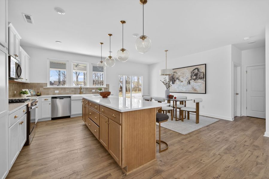 Furnished interior view inside a new home in Copper Ridge at Flowers Plantation, Clayton (Image 6).
