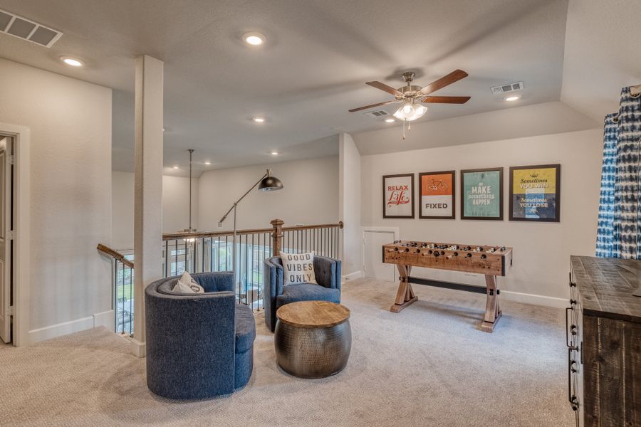 Representative furnished interior of a home built from the Kerrville by Beazer Homes in Enclave at Legacy Hills, Celina (Image 6).