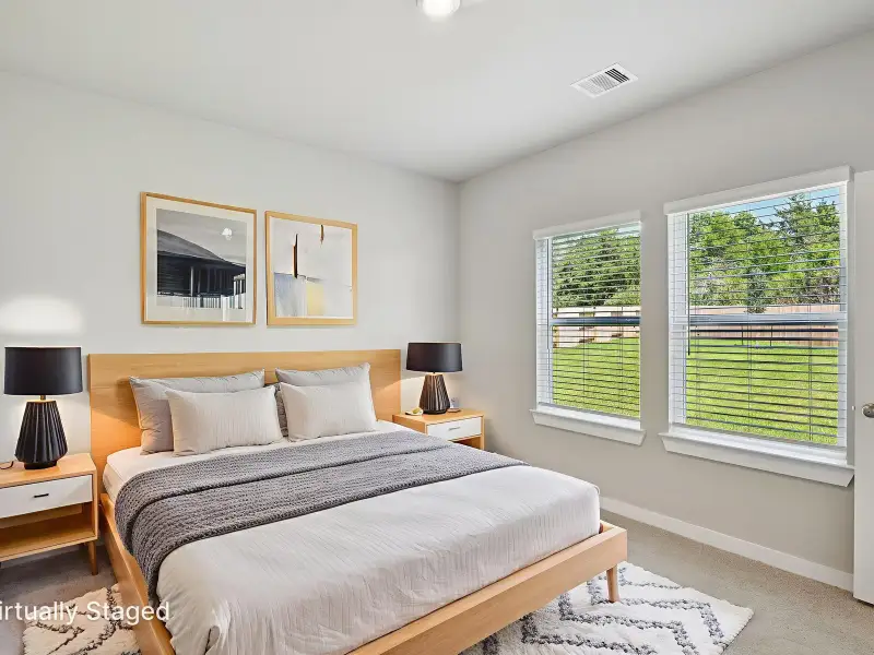 Furnished interior view inside a new home in Sanford Farms - Traditional Series, Waller (Image 5).