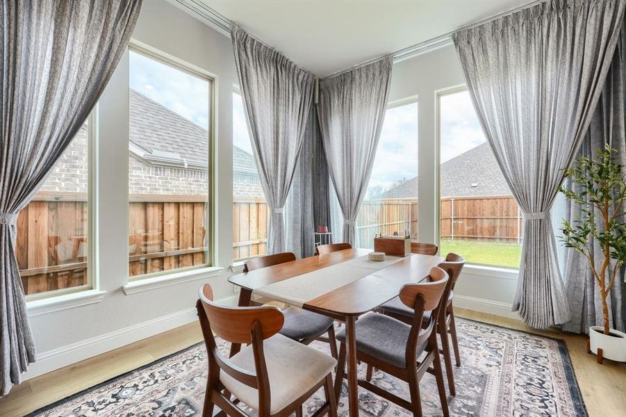 Furnished interior view inside a new home in Cross Creek Meadows, Celina (Image 18).