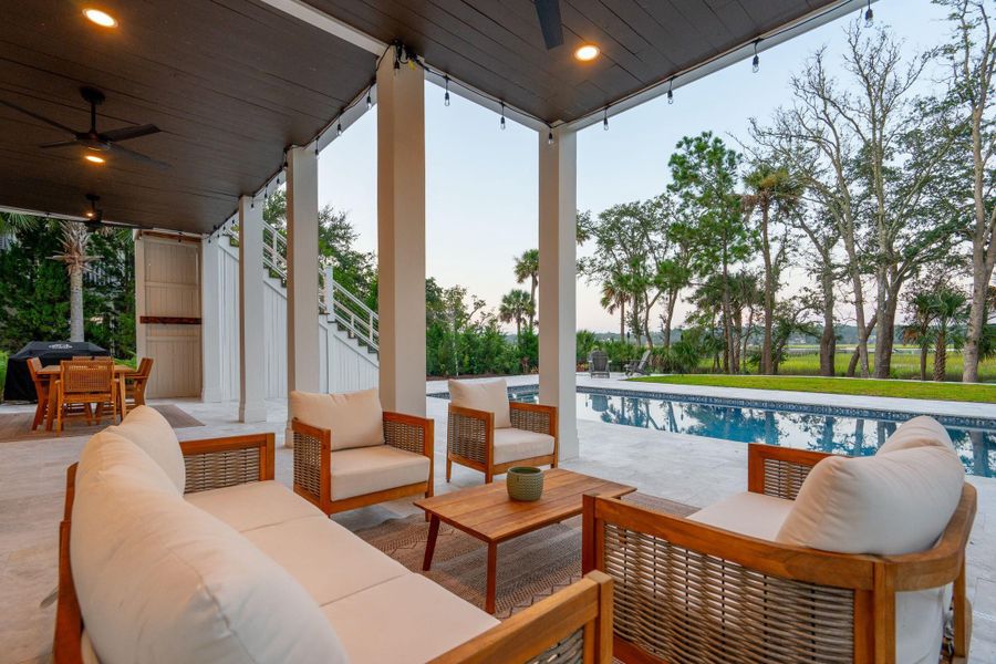 Furnished interior view inside a new home in , Awendaw (Image 17). Furnished interior view inside a new home in , Awendaw (Image 17).