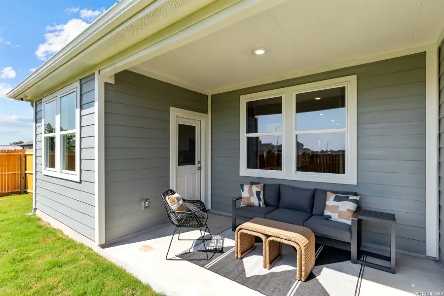 Exterior details and patio area of a home in Hiddenbrooke, Seguin (Image 4). Exterior details and patio area of a home in Hiddenbrooke, Seguin (Image 4).