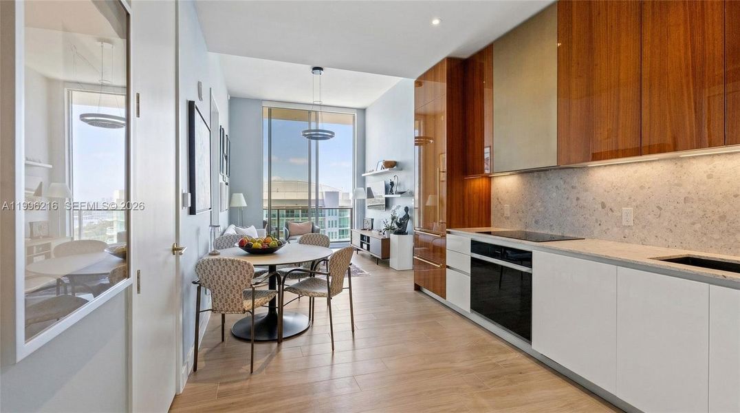 Furnished interior view inside a new home in , Miami (Image 6).