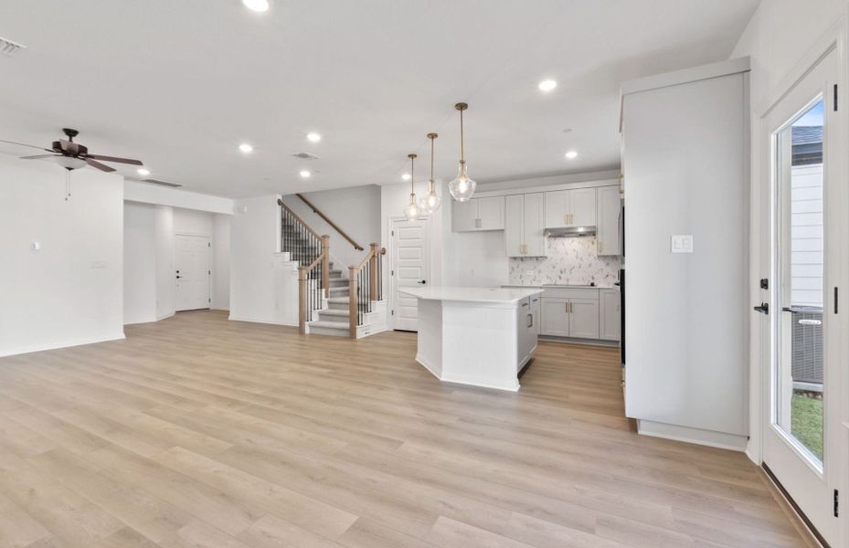 Spacious, unfurnished interior of a new home in Whitestone Preserve, Cedar Park (Image 35).