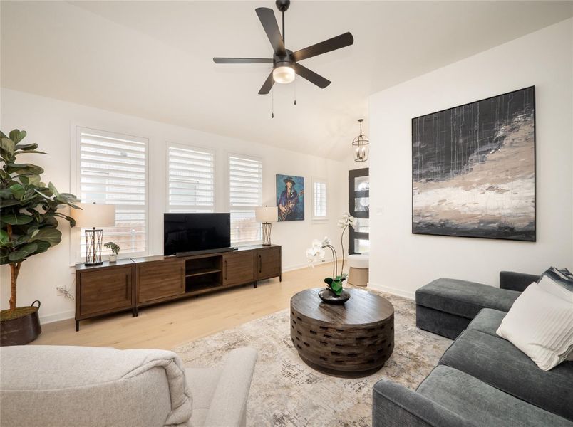 Furnished interior view inside a new home in , Lago Vista (Image 12). Furnished interior view inside a new home in , Lago Vista (Image 12).