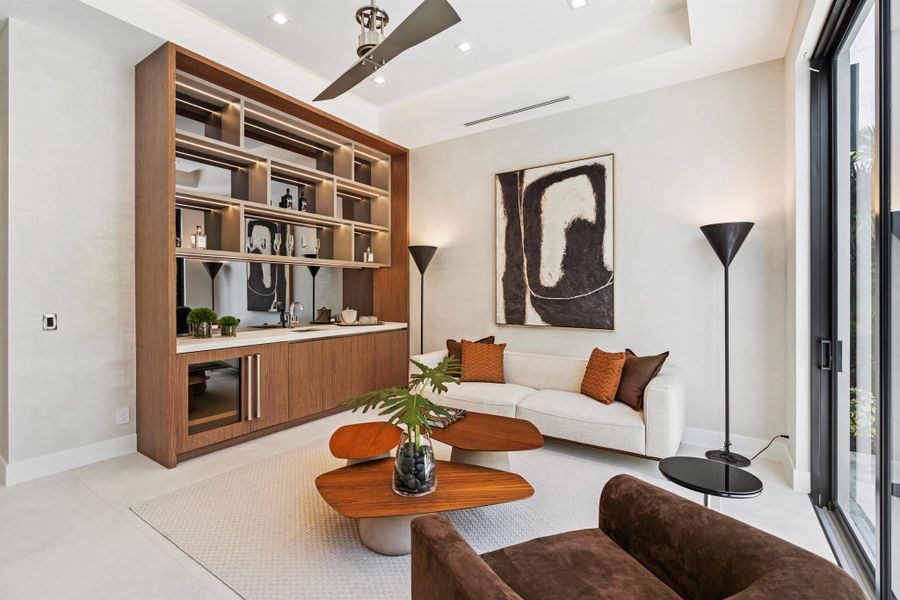 Furnished interior view inside a new home in , Boca Raton (Image 15). Furnished interior view inside a new home in , Boca Raton (Image 15).