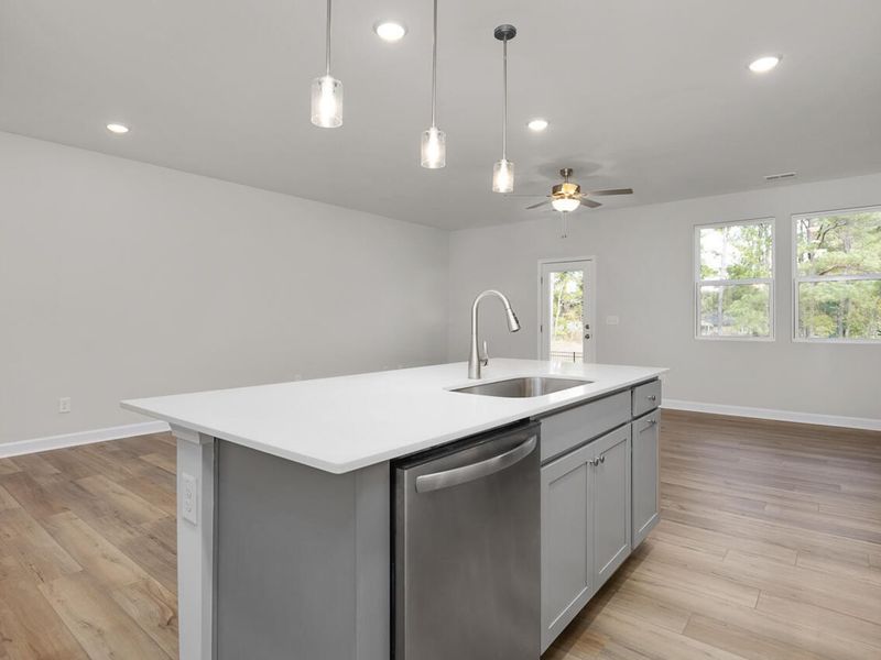 Furnished interior view inside a new home in Springvale, Fuquay Varina (Image 6).