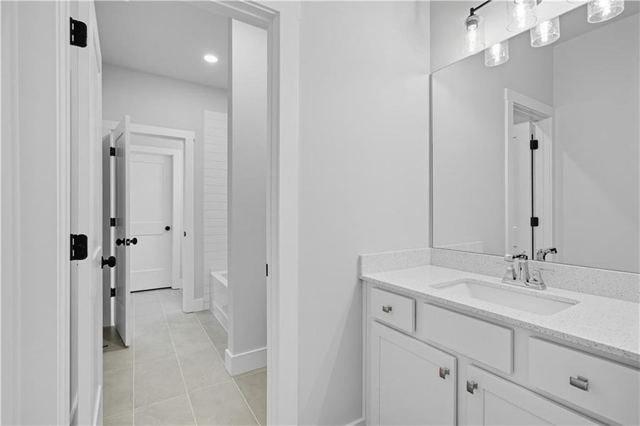 Furnished interior view inside a new home in , Canton (Image 17).