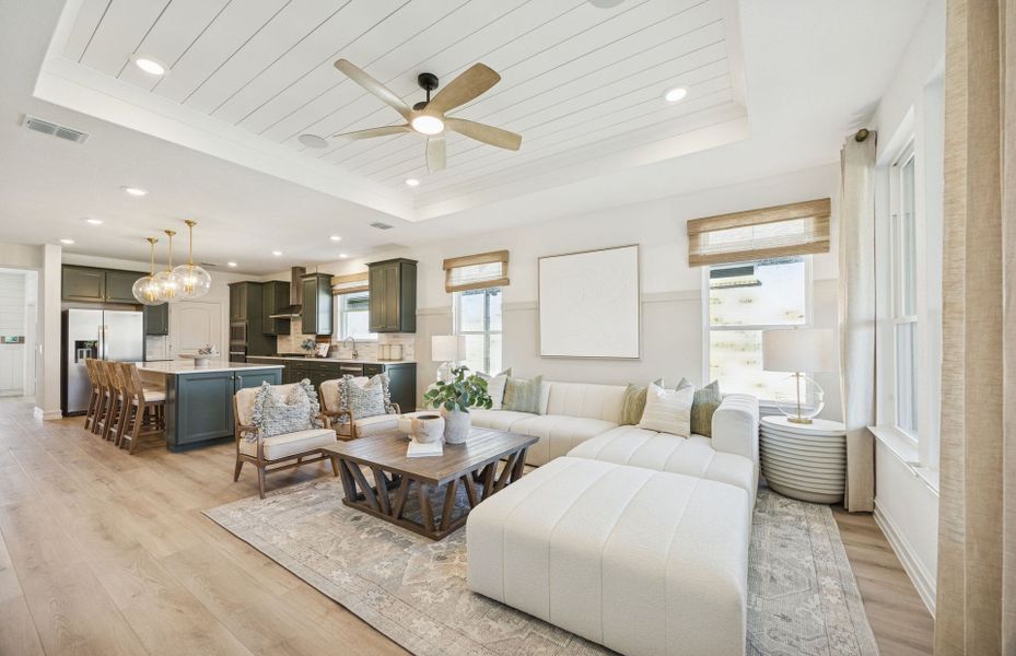 Representative furnished interior of a home built from the Mainstay by Del Webb in Del Webb at Trinity Falls, McKinney (Image 18).