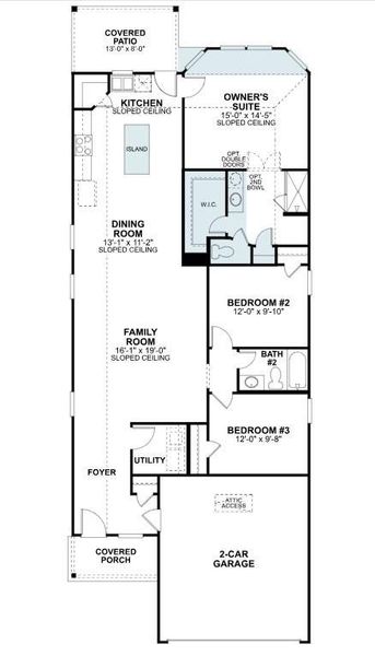 2D floor plan layout of this home in Wildrye, Waller, TX (Image 3). 2D floor plan layout of this home in Wildrye, Waller, TX (Image 3).