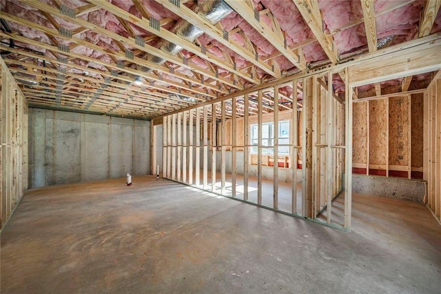 In-progress construction of a new home in , Atlanta, GA (Image 53).