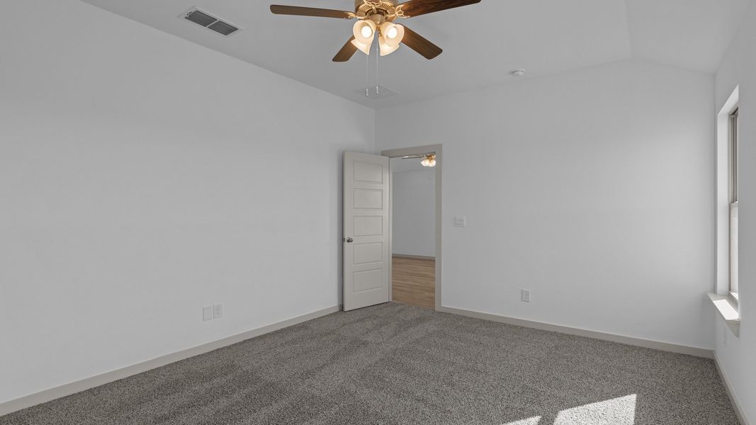 Representative unfurnished interior of a home built from the The Camden by D.R. Horton in Allen Farms, Lubbock (Image 15). Representative unfurnished interior of a home built from the The Camden by D.R. Horton in Allen Farms, Lubbock (Image 15).