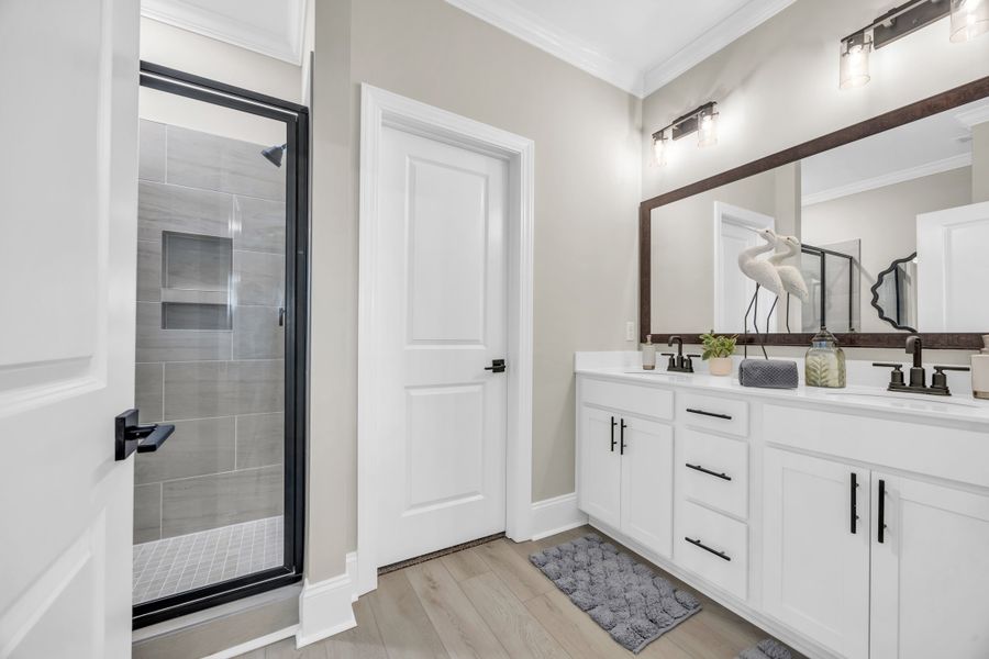 Representative furnished interior of a home built from the Glendale II by Great Southern Homes in White Oak Estates, Conway (Image 14).