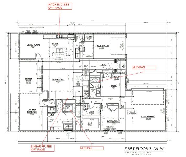2D floor plan layout of this home in Park Trails, Forney, TX (Image 3).