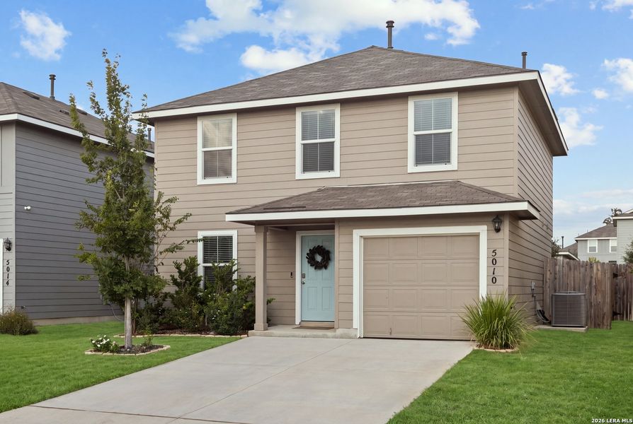 Front exterior of a new home in , San Antonio, TX, highlighting curb appeal (Image 22).
