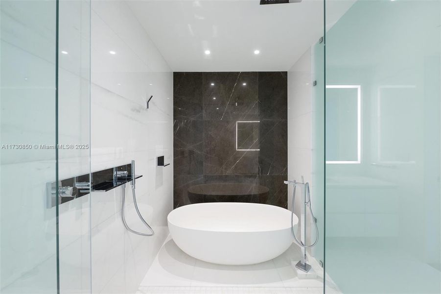 Furnished interior view inside a new home in Aston Martin Residences, Miami (Image 5).