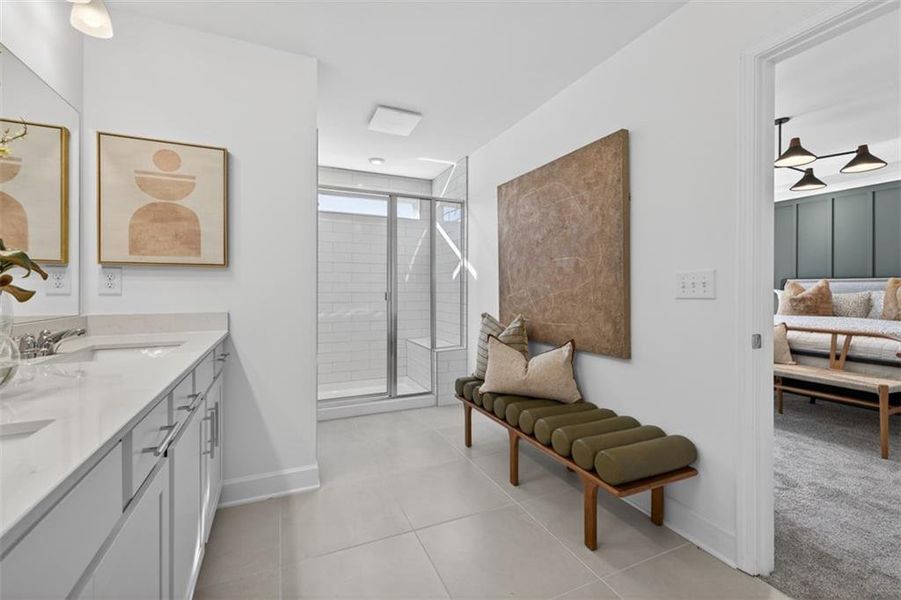 Furnished interior view inside a new home in Linden Grove, Powder Springs (Image 10).