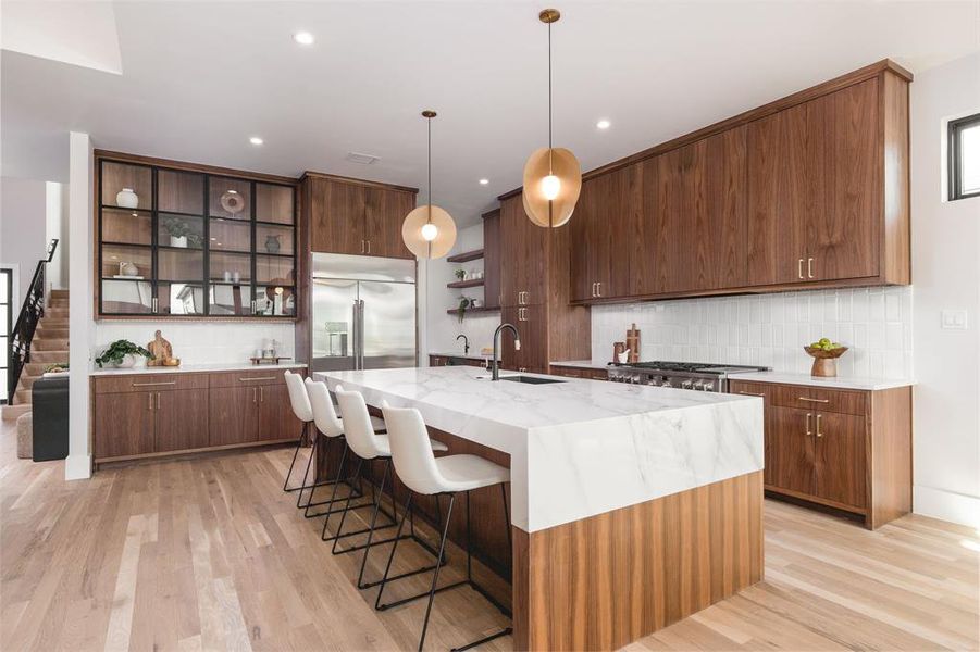 Furnished interior view inside a new home in , Dallas (Image 29).