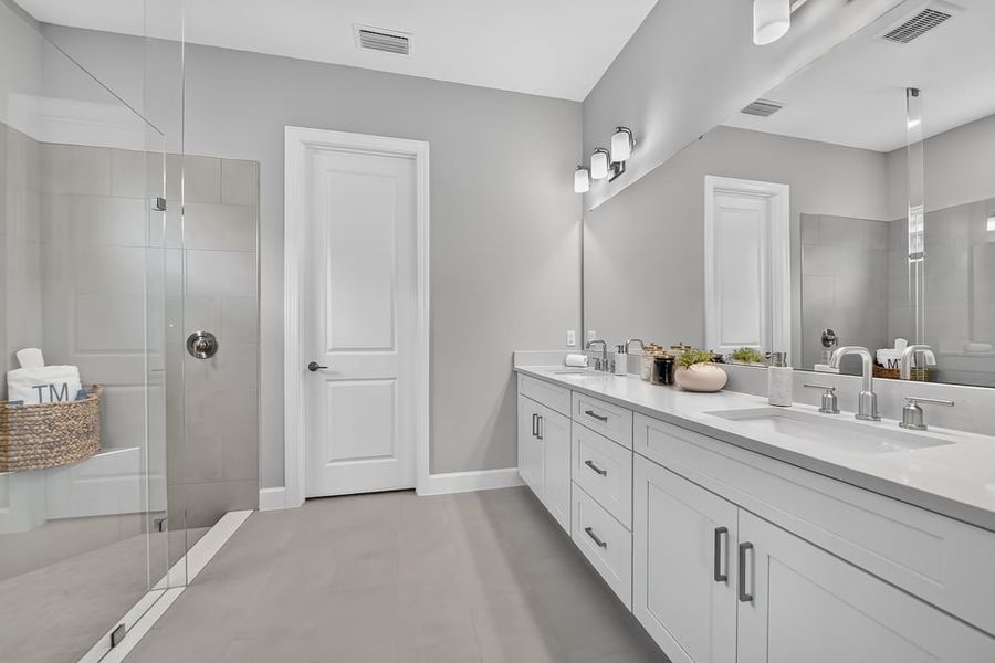 Representative furnished interior of a home built from the Ambra by Taylor Morrison in Center Lake Ranch Community Group Page, St. Cloud (Image 16).