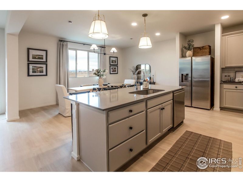Furnished interior view inside a new home in Granary Trailblazer Collection - Single Family Homes, Johnstown (Image 22).