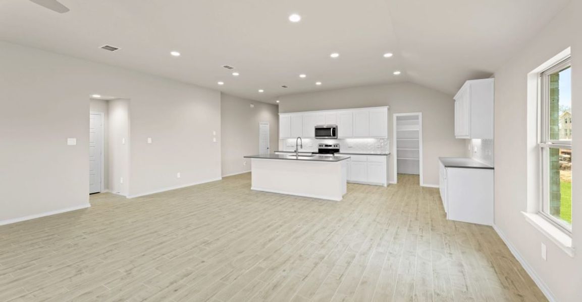 Representative exterior photo of a completed home built from the Lincoln by Impression Homes in Keeneland, Aubrey, TX (Image 9). Representative exterior photo of a completed home built from the Lincoln by Impression Homes in Keeneland, Aubrey, TX (Image 9).