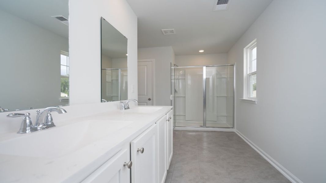 Representative furnished interior of a home built from the GALEN by D.R. Horton in Ridgefield, Conway (Image 8).
