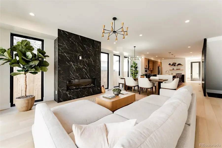 Furnished interior view inside a new home in , Englewood (Image 5).