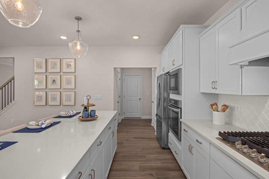 Representative furnished interior of a home built from the The Hickory D II by Davidson Homes LLC in Windgate, Mooresville (Image 16). Representative furnished interior of a home built from the The Hickory D II by Davidson Homes LLC in Windgate, Mooresville (Image 16).