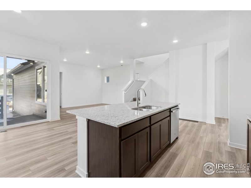 Furnished interior view inside a new home in Kinston Cottage, Loveland (Image 5). Furnished interior view inside a new home in Kinston Cottage, Loveland (Image 5).