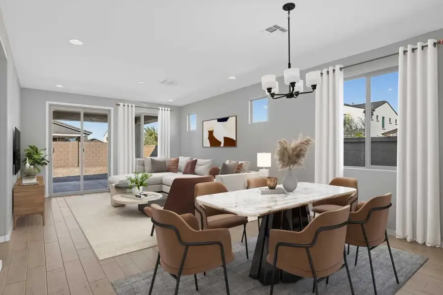 Furnished interior view inside a new home in Allen Ranches, Litchfield Park (Image 9).