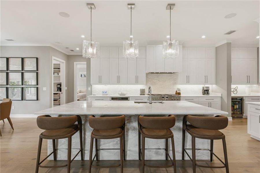 Furnished interior view inside a new home in , Belleair Beach (Image 11).
