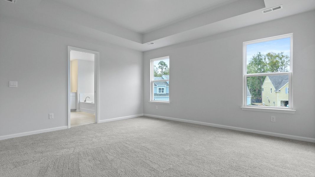 Representative unfurnished interior of a home built from the HARBOR OAK by D.R. Horton in Founders Corner, Summerville (Image 33).