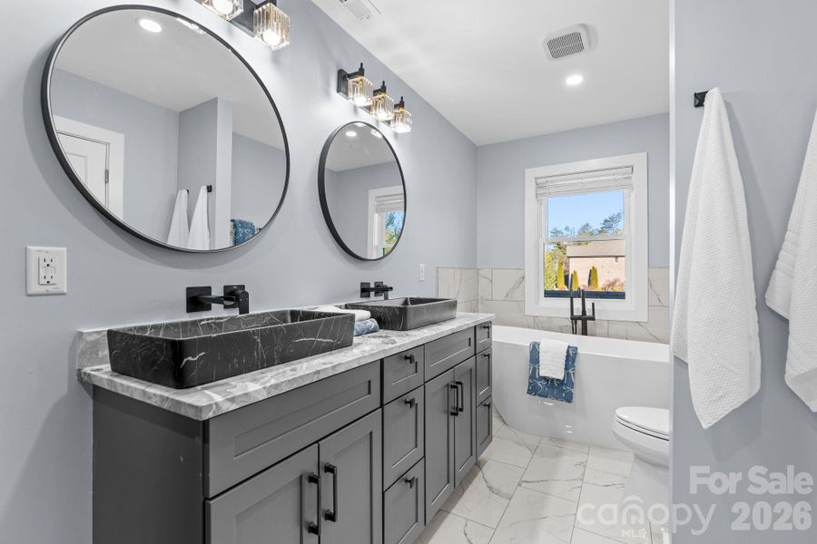 Furnished interior view inside a new home in , Weaverville (Image 15).