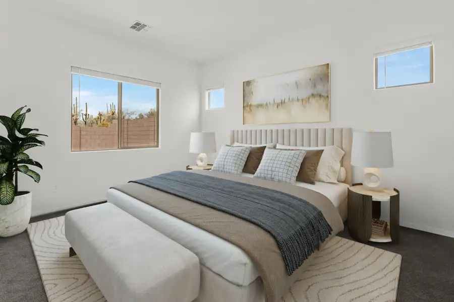 Furnished interior view inside a new home in Saguaro Reserve II, Marana (Image 4).