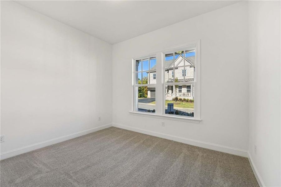 Spacious, unfurnished interior of a new home in East Harbor II at Chestatee, Dawsonville (Image 39).